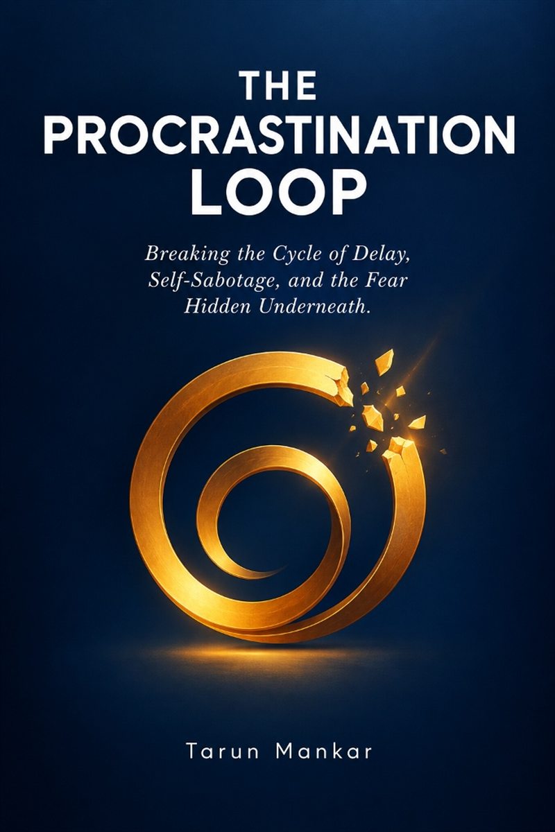 The Procrastination Loop Book Cover — Somatic Psychology by Tarun Mankar